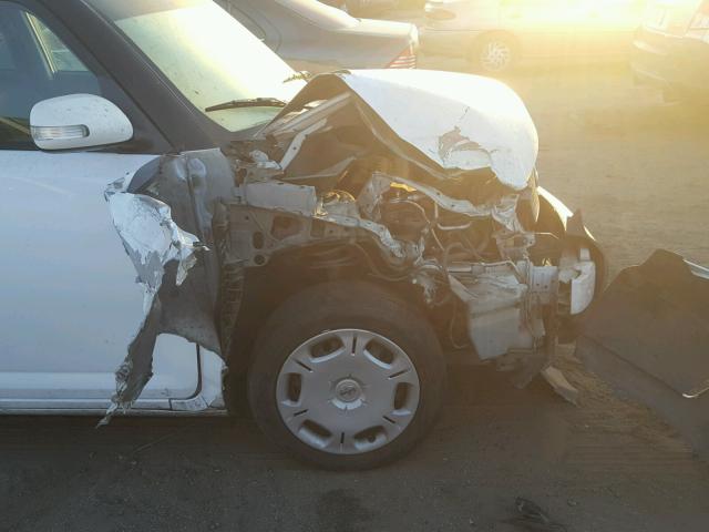 JTLKE50E291074924 - 2009 TOYOTA SCION XB თეთრი ფოტო 9