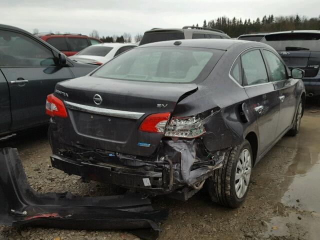 3N1AB7AP1DL623156 - 2013 NISSAN SENTRA S GRAY photo 3