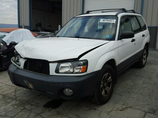 JF1SG63644H722589 - 2004 SUBARU FORESTER 2 WHITE photo 2