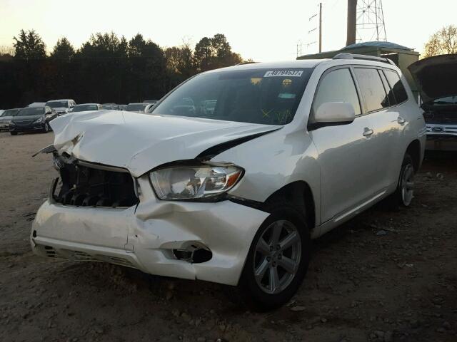 JTEDS41A882006182 - 2008 TOYOTA HIGHLANDER WHITE photo 2