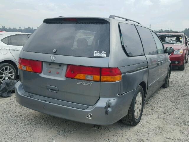 2HKRL18082H513530 - 2002 HONDA ODYSSEY EX GRAY photo 4