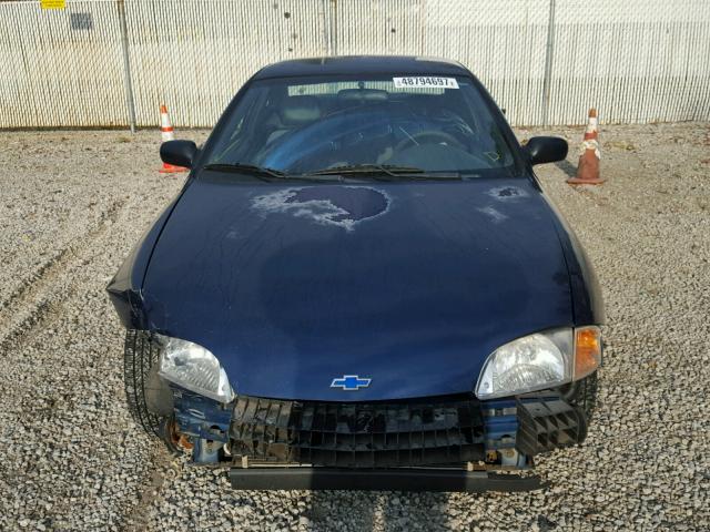 1G1JC124717152053 - 2001 CHEVROLET CAVALIER BLUE photo 9