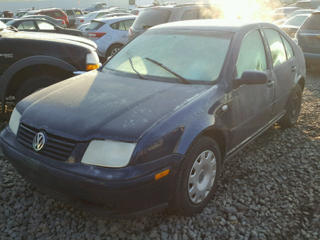 3VWRB69M72M059506 - 2002 VOLKSWAGEN JETTA GL BLUE photo 2
