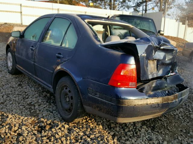 3VWRB69M72M059506 - 2002 VOLKSWAGEN JETTA GL BLUE photo 3
