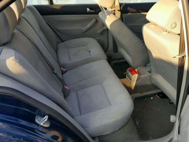 3VWRB69M72M059506 - 2002 VOLKSWAGEN JETTA GL BLUE photo 6