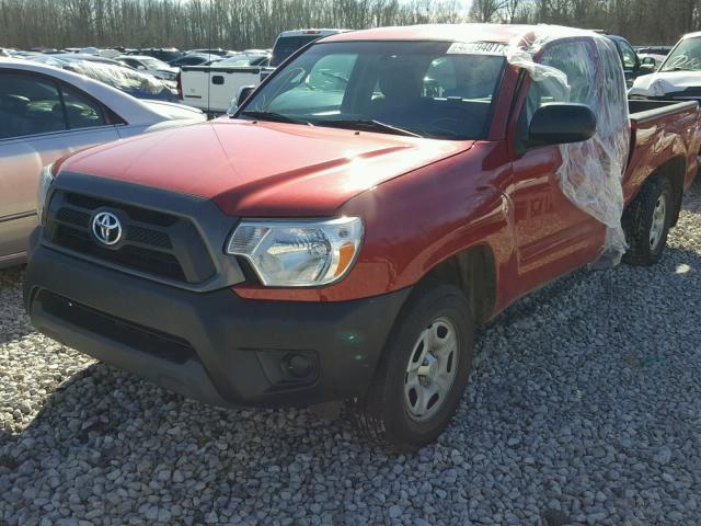 5TFTX4CN7FX053916 - 2015 TOYOTA TACOMA ACC MAROON photo 2