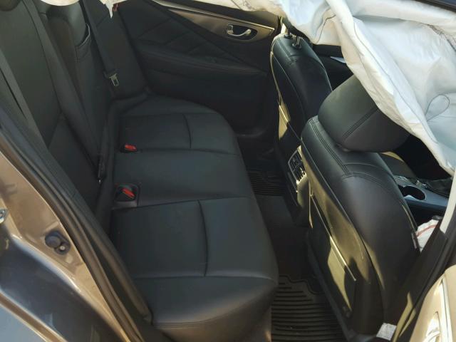 JN1BV7ARXFM397799 - 2015 INFINITI Q50 BASE Gris foto 6