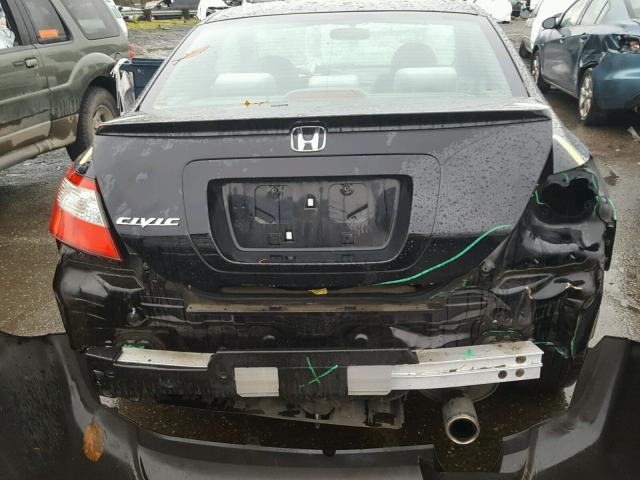 2HGFG12869H510684 - 2009 HONDA CIVIC EX BLACK photo 9