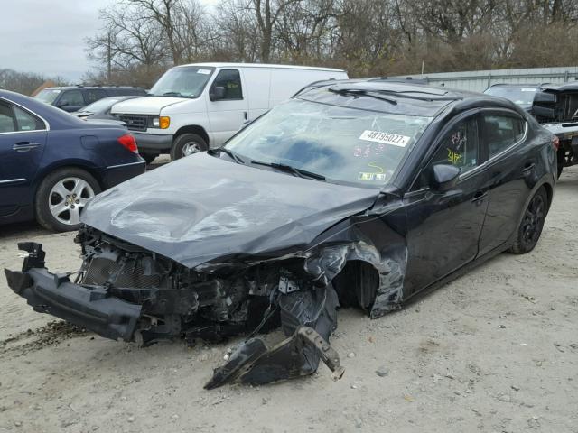 JM1BM1W72F1226227 - 2015 MAZDA 3 GRAND TO BLACK photo 2