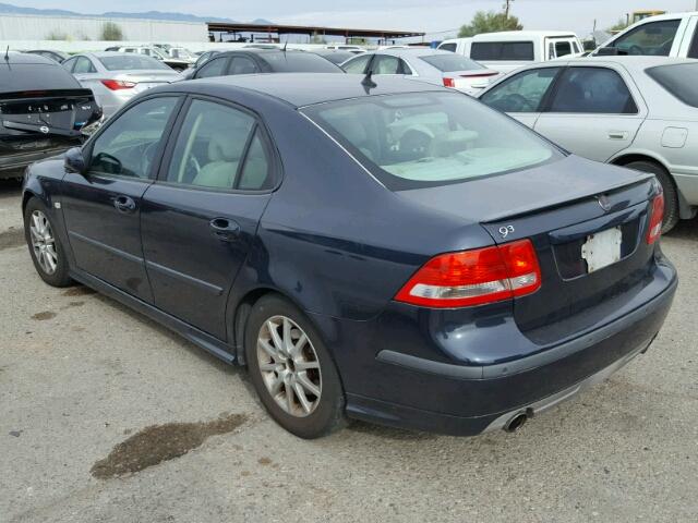 YS3FH41U261145614 - 2006 SAAB 9-3 AERO BLUE photo 3