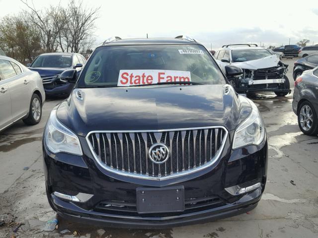 5GAKRBKD8HJ138886 - 2017 BUICK ENCLAVE BLACK photo 9
