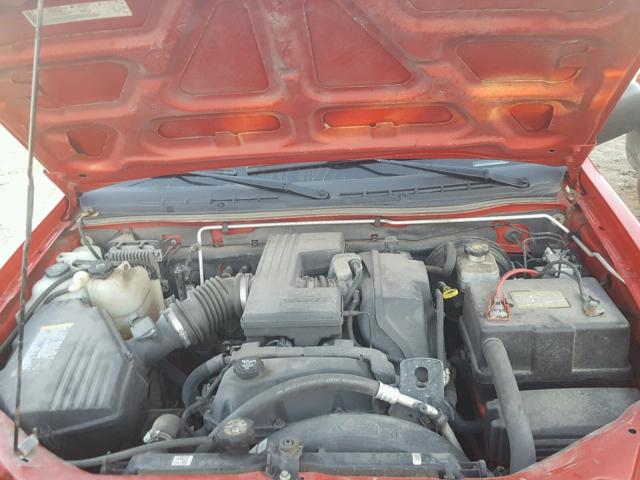 1GCDT196158186176 - 2005 CHEVROLET COLORADO RED photo 7