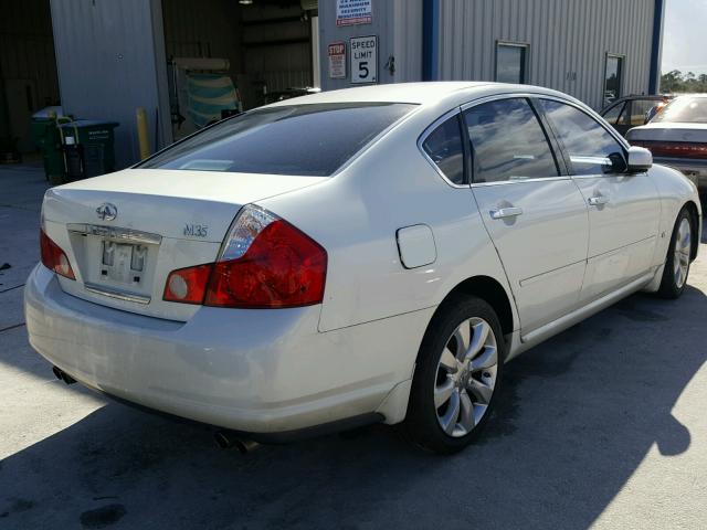 JNKAY01E26M116744 - 2006 INFINITI M35 BASE WHITE photo 4