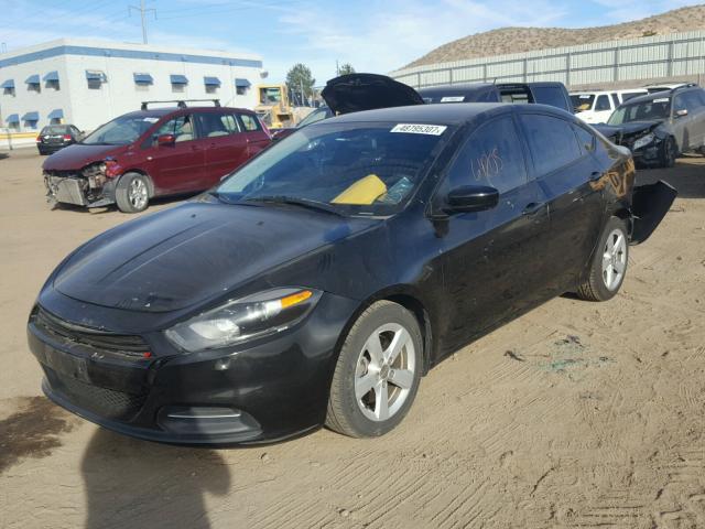 1C3CDFBB8FD212475 - 2015 DODGE DART SXT BLACK photo 2