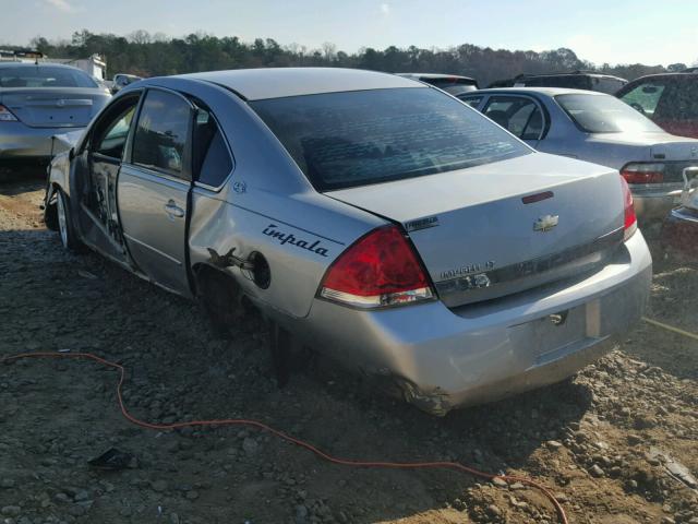 2G1WT58N979255902 - 2007 CHEVROLET IMPALA LT SILVER photo 3