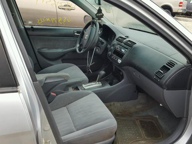 2HGES26703H618033 - 2003 HONDA CIVIC EX 银色 照片 5