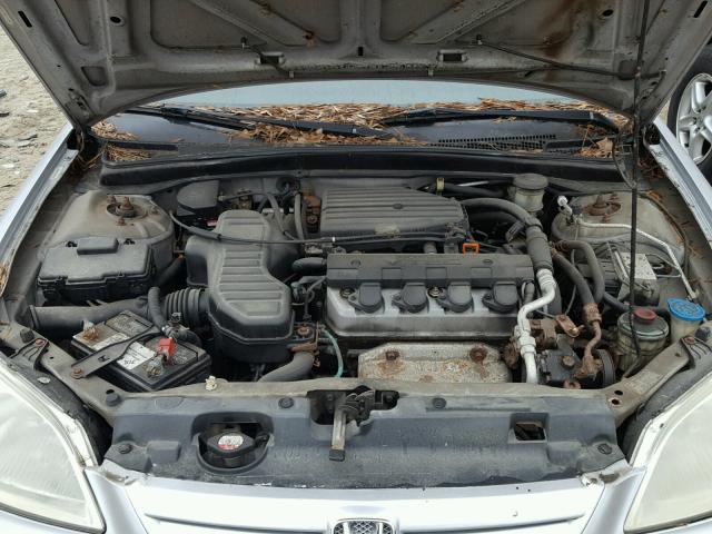 2HGES26703H618033 - 2003 HONDA CIVIC EX SILVER photo 7