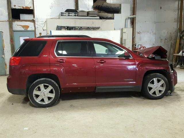 2CTALFEW9A6312925 - 2010 GMC TERRAIN SL MAROON photo 9