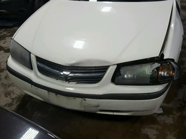 2G1WF52E659219324 - 2005 CHEVROLET IMPALA WHITE photo 9