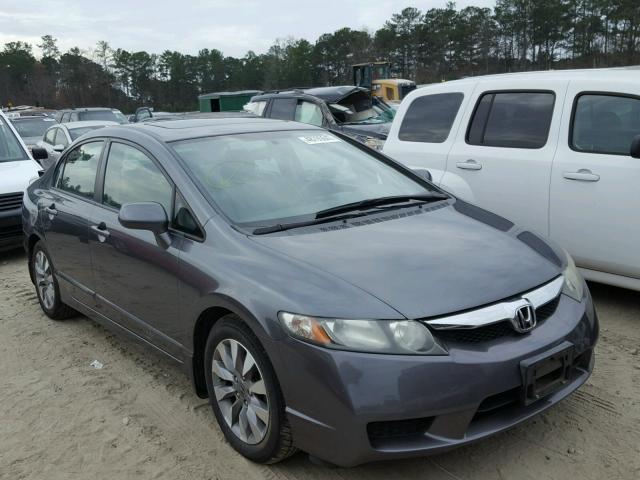 19XFA1F84AE026734 - 2010 HONDA CIVIC EX GRAY photo 1