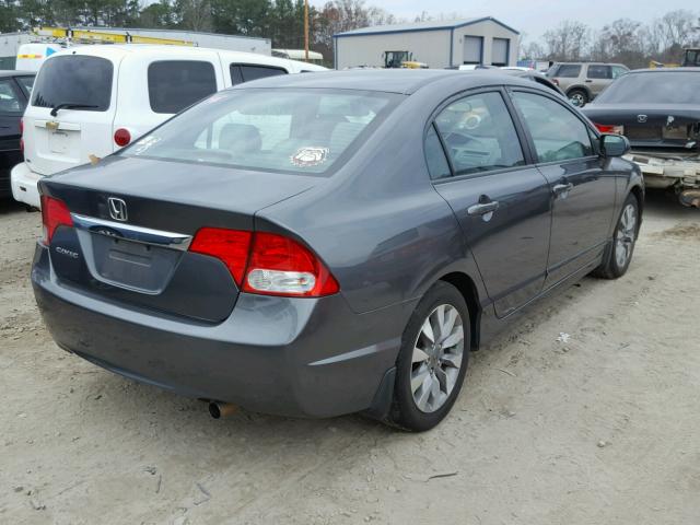 19XFA1F84AE026734 - 2010 HONDA CIVIC EX ნაცრისფერი ფოტო 4