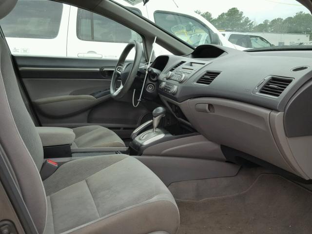 19XFA1F84AE026734 - 2010 HONDA CIVIC EX ნაცრისფერი ფოტო 5