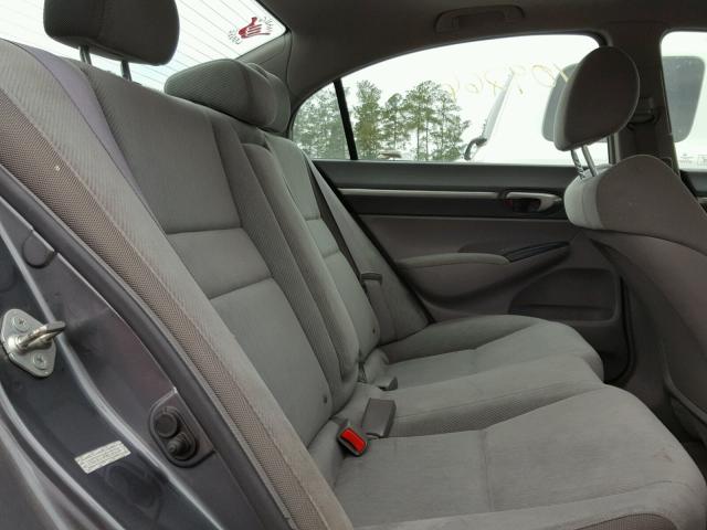 19XFA1F84AE026734 - 2010 HONDA CIVIC EX ნაცრისფერი ფოტო 6