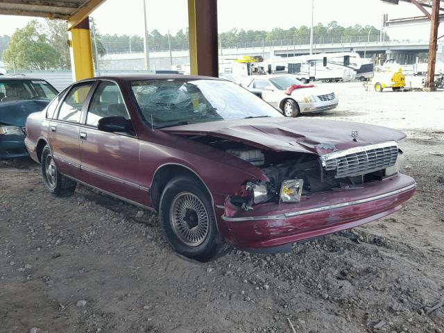 1G1BL52W4TR181613 - 1996 CHEVROLET CAPRICE CL BURGUNDY photo 1