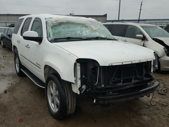 1GKUKEEF5AR196198 - 2010 GMC YUKON DENA WHITE photo 1