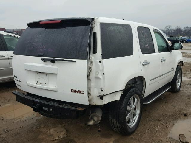 1GKUKEEF5AR196198 - 2010 GMC YUKON DENA WHITE photo 4