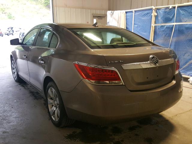 1G4GC5EG3AF275378 - 2010 BUICK LACROSSE C TAN photo 3