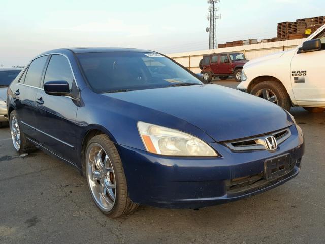 JHMCM56603C077592 - 2003 HONDA ACCORD EX BLUE photo 1