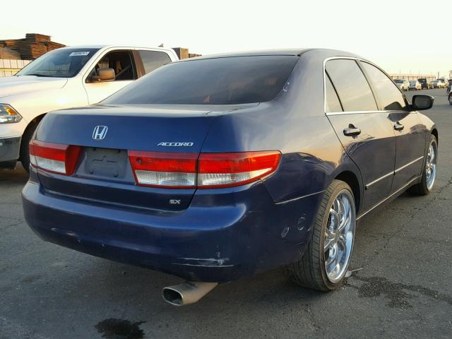 JHMCM56603C077592 - 2003 HONDA ACCORD EX BLUE photo 4