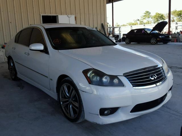 JNKBY01E09M700102 - 2009 INFINITI M45 BASE WHITE photo 1