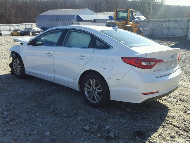 5NPE24AA3GH434098 - 2016 HYUNDAI SONATA ECO WHITE photo 3