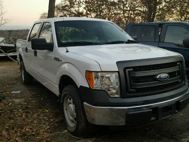 1FTEW1CM6EKE52698 - 2014 FORD F150 SUPER WHITE photo 1