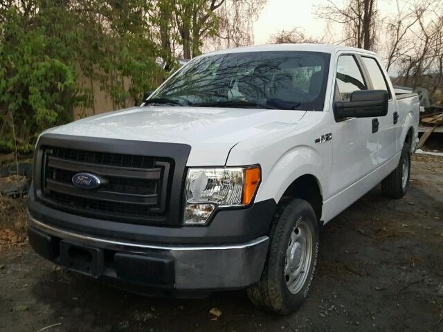 1FTEW1CM6EKE52698 - 2014 FORD F150 SUPER WHITE photo 2