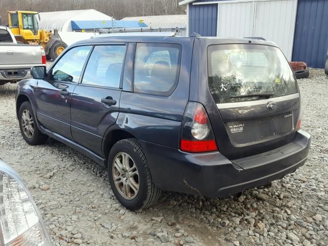 JF1SG66628G726745 - 2008 SUBARU FORESTER S BLACK photo 3