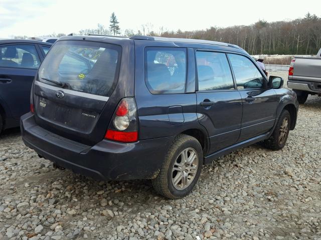 JF1SG66628G726745 - 2008 SUBARU FORESTER S BLACK photo 4