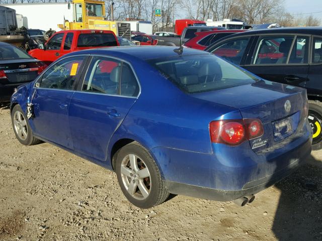 3VWRM71K38M118327 - 2008 VOLKSWAGEN JETTA SE BLUE photo 3