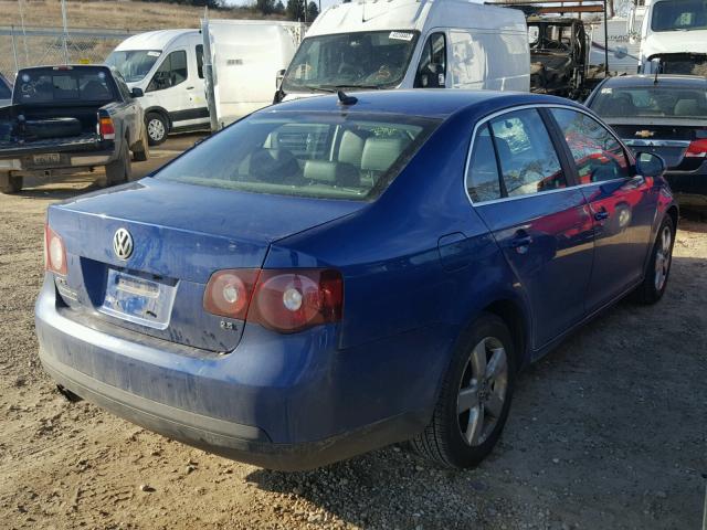 3VWRM71K38M118327 - 2008 VOLKSWAGEN JETTA SE BLUE photo 4