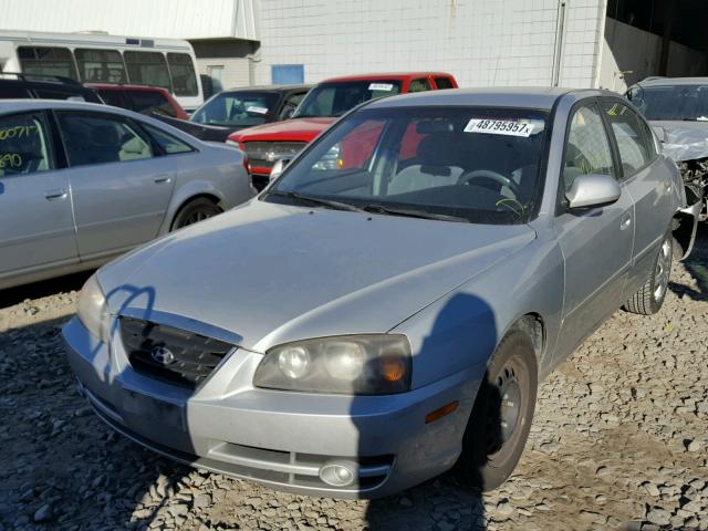 KMHDN46D44U901595 - 2004 HYUNDAI ELANTRA GL SILVER photo 2