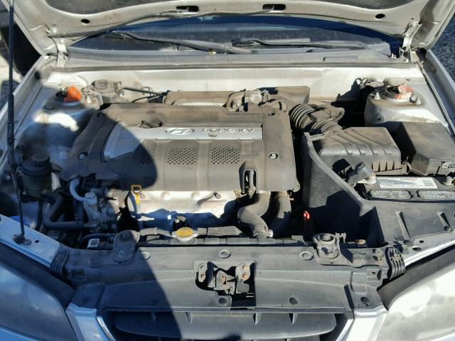 KMHDN46D44U901595 - 2004 HYUNDAI ELANTRA GL SILVER photo 7