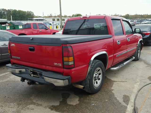 2GTEC13T351151497 - 2005 GMC NEW SIERRA RED photo 4