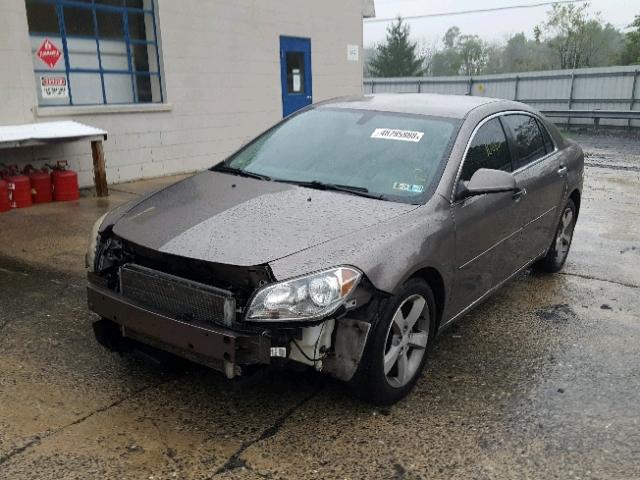 1G1ZC5EU9CF273553 - 2012 CHEVROLET MALIBU 1LT ყავისფერი ფოტო 2