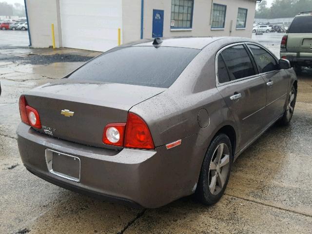 1G1ZC5EU9CF273553 - 2012 CHEVROLET MALIBU 1LT ყავისფერი ფოტო 4