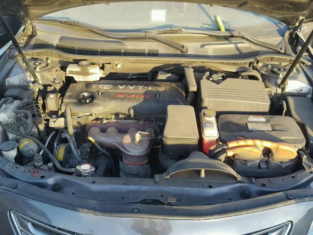 4T1BB46K19U069851 - 2009 TOYOTA CAMRY HYBR GRAY photo 7