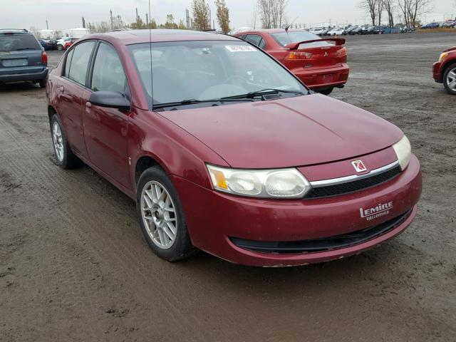 1G8AJ52FX4Z182138 - 2004 SATURN ION LEVEL BURGUNDY photo 1