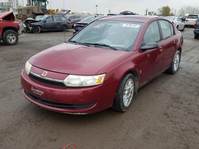 1G8AJ52FX4Z182138 - 2004 SATURN ION LEVEL BURGUNDY photo 2
