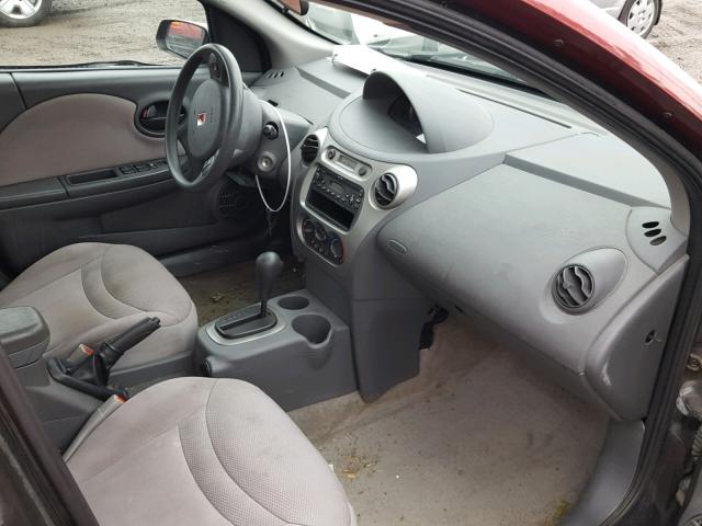 1G8AJ52FX4Z182138 - 2004 SATURN ION LEVEL BURGUNDY photo 5